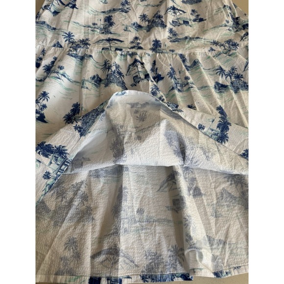 Tommy Bahama Nova Wave Beach Days Dress XS/TP Seersucker Cotton Vacation $178 - Picture 10 of 16